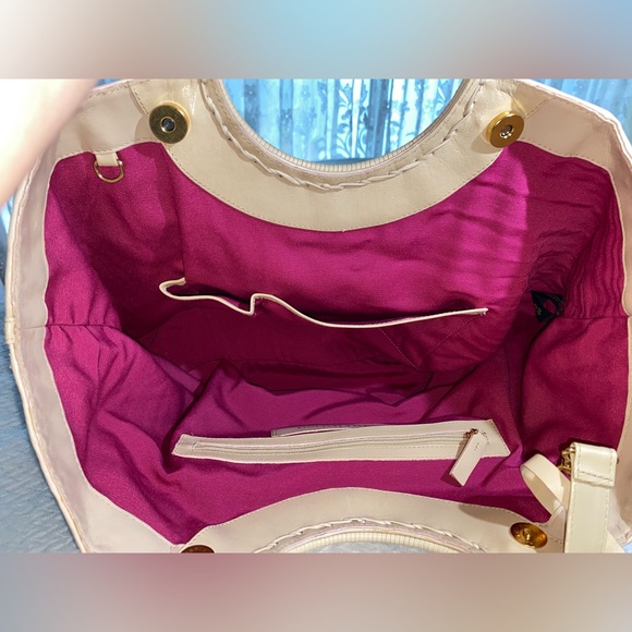 MARIPOSA BY SHARIF - Neiman Marcus - Leather Tote w/Detachable Shoulder Strap - Picture 10 of 12